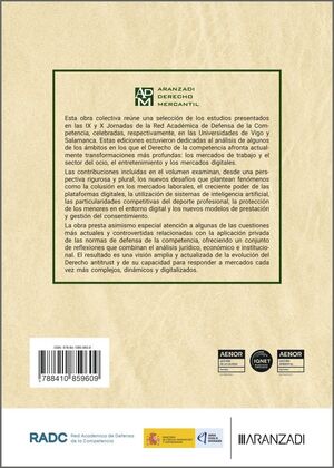ESTUDIOS DE LA RED ACADÉMICA DE DEFENSA DE LA COMPETENCIA IV
