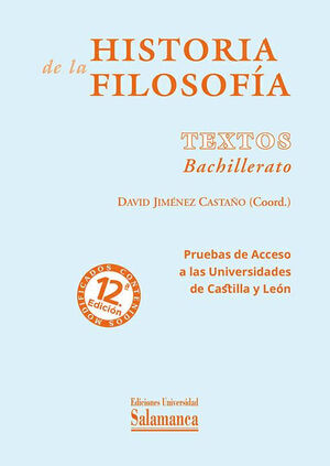 HISTORIA DE LA FILOSOFIA. TEXTOS. BACHILLERATO