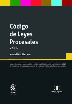 CÓDIGO DE LEYES PROCESALES