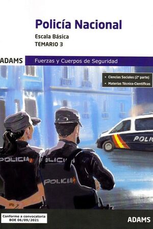 POLICIA NACIONAL ( ESCALA BASICA) - TEMARIO 3