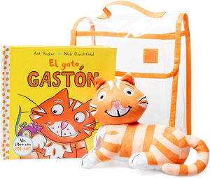 PACK EL GATO GASTÓN (LIBRO POP UP+MUÑECO)