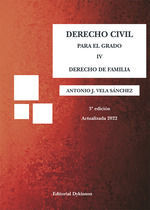 DERECHO CIVIL PARA EL GRADO IV. DERECHO DE FAMILIA