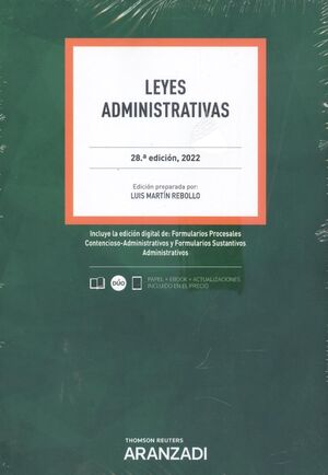 LEYES ADMINISTRATIVAS (PAPEL + E-BOOK) 2022