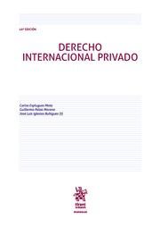 DERECHO INTERNACIONAL PRIVADO 16 ª EDICIÓN