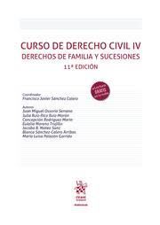 CURSO DE DERECHO CIVIL IV. DERECHO DE FAMILIA Y SUCESIONES
