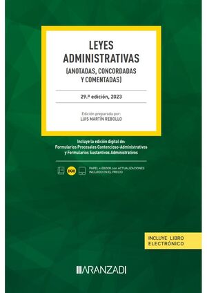 LEYES ADMINISTRATIVAS (PAPEL + E-BOOK)  (29ª EDIC, 2023)