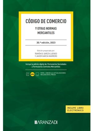 CÓDIGO DE COMERCIO (PAPEL + E-BOOK)  (30ª EDIC, 2023)