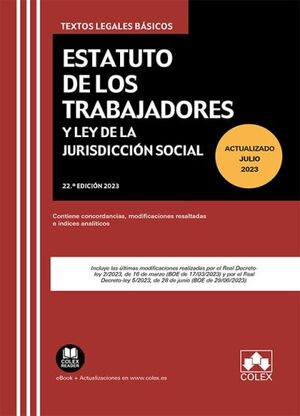 ESTATUTO DE LOS TRABAJADORES Y LEY DE JURISDICCION SOCIAL