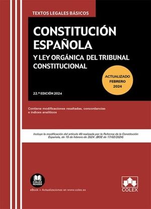 CONSTITUCION ESPAÑOLA Y LEY ORGANICA DEL TRIBUNAL CONSTITUCIONAL