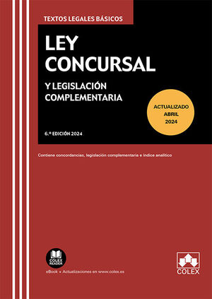 LEY CONCURSAL Y LEGISLACION COMPLEMENTARIA