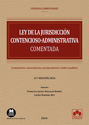 LEY DE LA JURISDICCIÓN CONTENCIOSO-ADMINISTRATIVA 2024