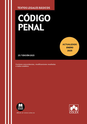 CODIGO PENAL 25ª ED ENERO 2025