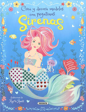 SIRENAS (CREA Y DECORA MODELOS CON PEGATINAS)