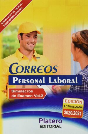 PERSONAL LABORAL DE CORREOS. SIMULACROS DE EXAMEN VOLUMEN II