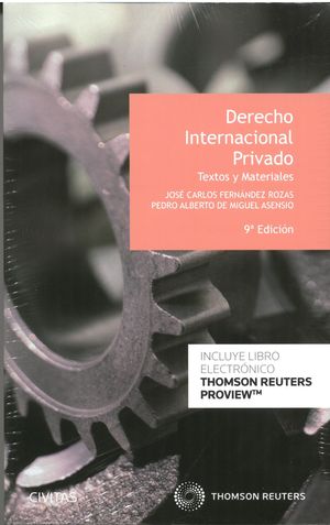 DERECHO INTERNACIONAL PRIVADO, TEXTOS Y MATERIALES (9ª EDICION)