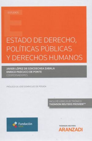 ESTADO DE DERECHO, POLÍTICAS PÚBLICAS Y DERECHOS HUMANOS (DÚO