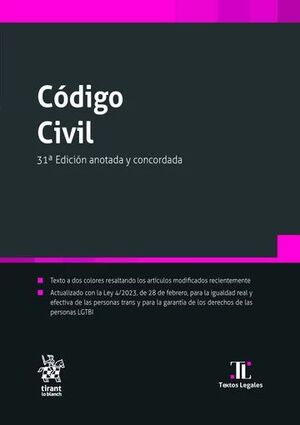 CODIGO CIVIL 2024 31ª ED