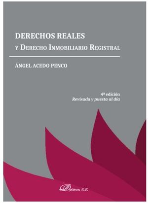 DERECHOS REALES Y  DERECHO INMOBILIARIO ESTATAL