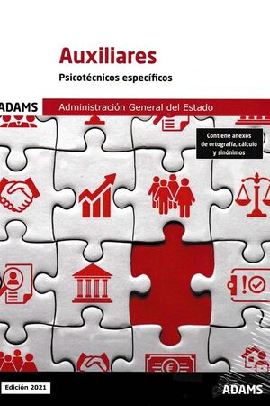 AUXILIARES PSICOTECNICOS ESPECIFICOS ADMINISTRACION GENERAL DEL ESTADO