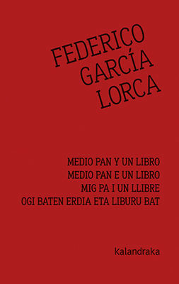 MEDIO PAN Y UN LIBRO (GALLEGO/CATALAN/EUSKERA)