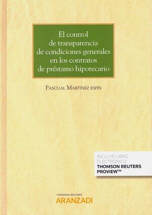 CONTROL DE TRANSPARENCIA DE CONDICIONES GENERALES EN LOS CONTRATOS DE PRÉSTAMO H