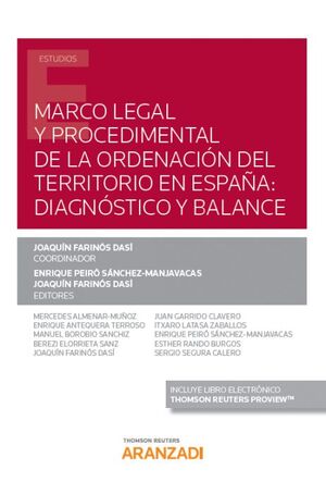 MARCO LEGAL Y PROCEDIMENTAL ORDENACION TERRITORIO EN ESPAÑA