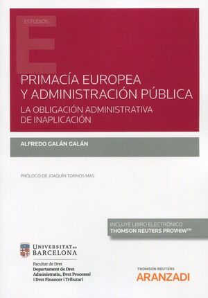PRIMACIA EUROPEA Y ADMINISTRACION PUBLICA OBLIGACION ADMINI