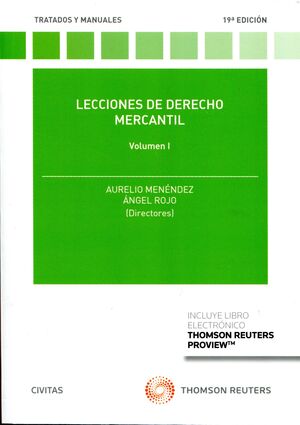 LECCIONES DE DERECHO MERCANTIL VOL I