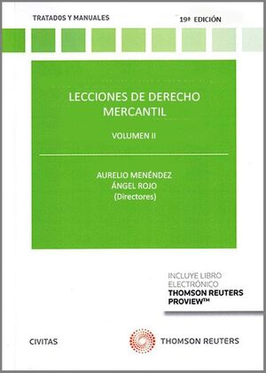 LECCIONES DE DERECHO MERCANTIL VOL II