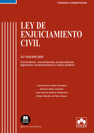 LEY DE ENJUICIAMIENTO CIVIL Y LEGISLACION COMPLEMENTARIA - CODIGO