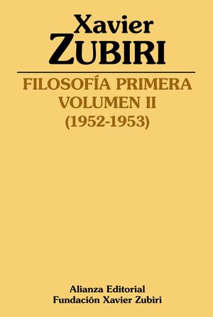 FILOSOFIA PRIMERA (1952-1953)