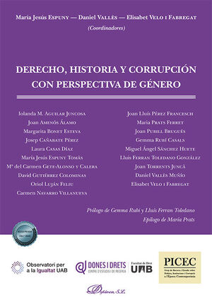 DERECHO, HISTORIA Y CORRUPCIÓN CON PERSPECTIVA DE GÉNERO