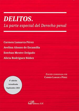 DELITOS. LA PARTE ESPECIAL DEL DERECHO PENAL