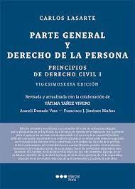 PARTE GENERAL Y DERECHO DE LA PERSONA PRINCIPIOS DE DERECHO CIVIL I