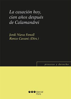 LA CASACION HOY, CIEN AÑOS DESPUES DE CALAMANDREI