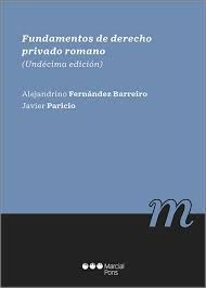 FUNDAMENTOS DE DERECHO PRIVADO ROMANO 2021