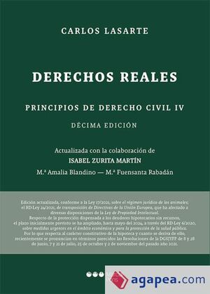 PRINCIPIOS DE DERECHO CIVIL IV. DERECHOS REALES