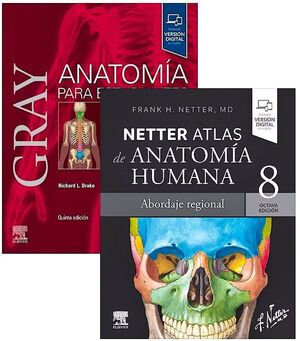 (PACK).GRAY: ANATOMIA PARA ESTUDIANTES +NETTER: ANATOMIA HUMANA