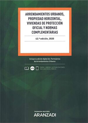 ARRENDAMIENTOS URBANOS, PROPIEDAD HORIZONTAL, VIVIENDAS DE PROTECCIÓN OFICIAL Y