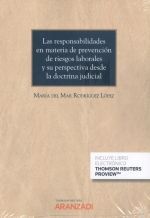 RESPONSABILIDADES EN MATERIA DE PREVENCIÓN DE RIESGOS LABORALES Y