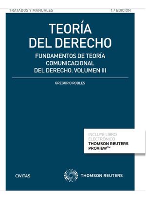 TEORÍA DEL DERECHO VOL III