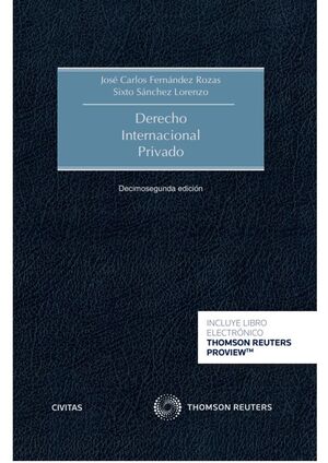 DERECHO INTERNACIONAL PRIVADO (PAPEL + E-BOOK)