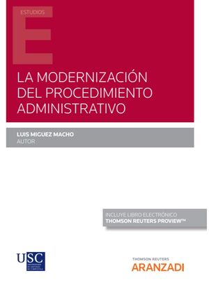LA MODERNIZACIÓN DEL PROCEDIMIENTO ADMINISTRATIVO (PAPEL + E-BOOK)