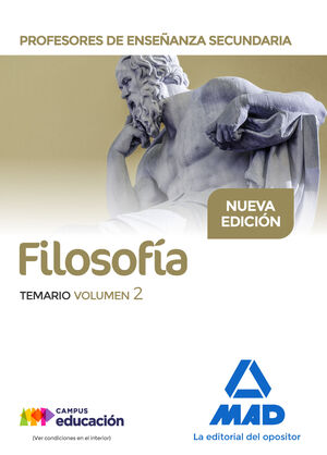 FILOSOFIA PROFESORES DE SECUNDARIA TEMARIO 2
