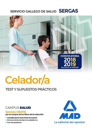 TEST Y SUPUESTOS PRÁCTICOS CELADOR SERGAS