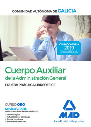 CUERPO AUXILIAR PUEBA PRACTICA LIBREOFFICE COMUNIDAD AUTONOMA GALICIA