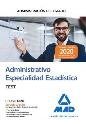 TEST. ADMINISTRATIVO ESPECIALIDAD ESTADÍSTICA