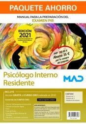 PAQUETE AHORRO MANUALES DE PREPARACIÓN DEL EXAMEN PIR (PSICÓLOGO INTERNO RESIDEN