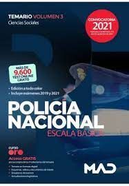 POLICÍA NACIONAL ESCALA BÁSICA. TEMARIO VOLUMEN 3