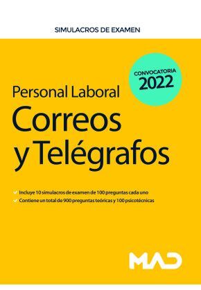 SIMULACROS EXAMEN PERSONAL LABORAL DE CORREOS Y TELÉGRAFOS